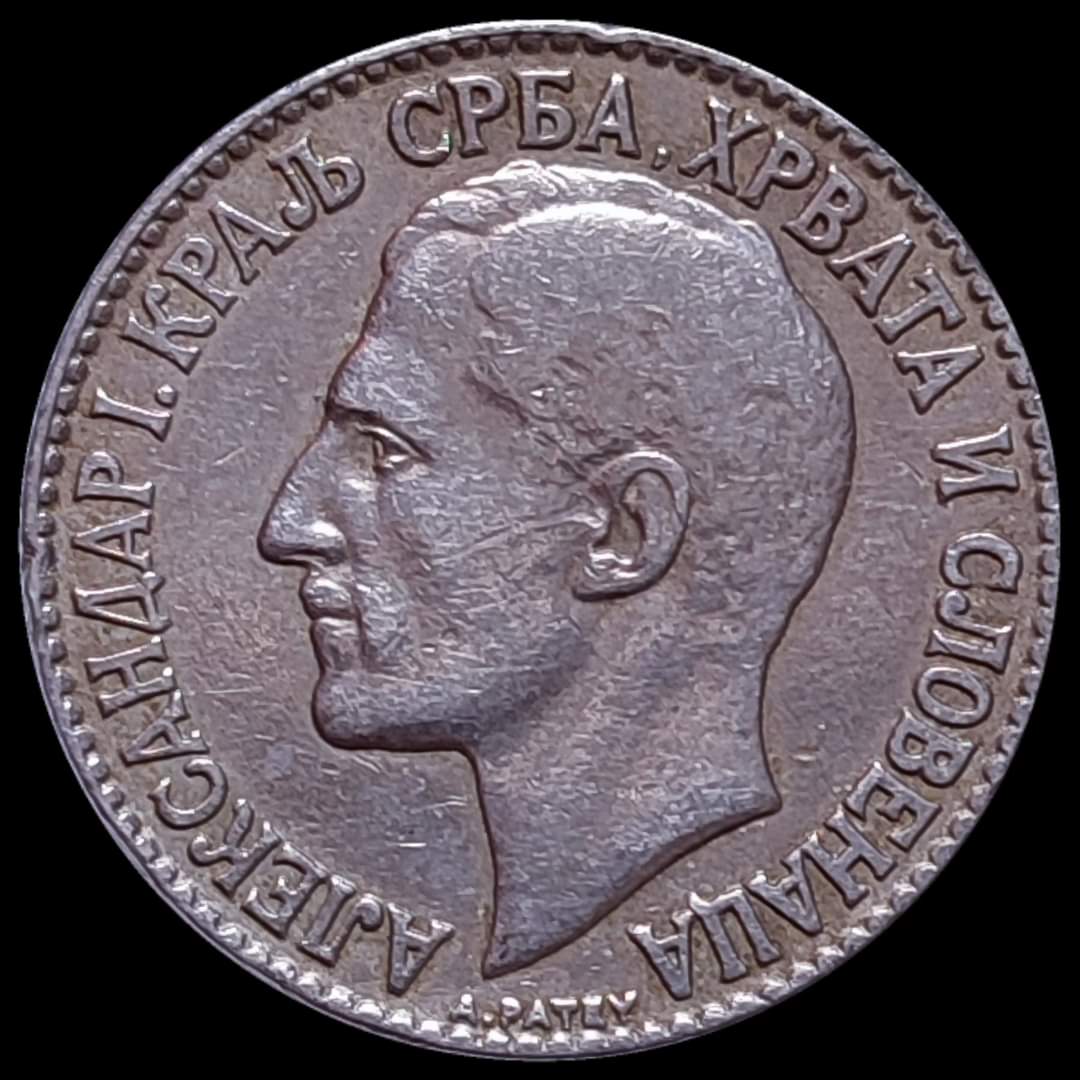 Contemporary-Forgery-Of-2-Dinars-In-1925---Kingdom-Of-Serbs-Croats-And-Slovenes